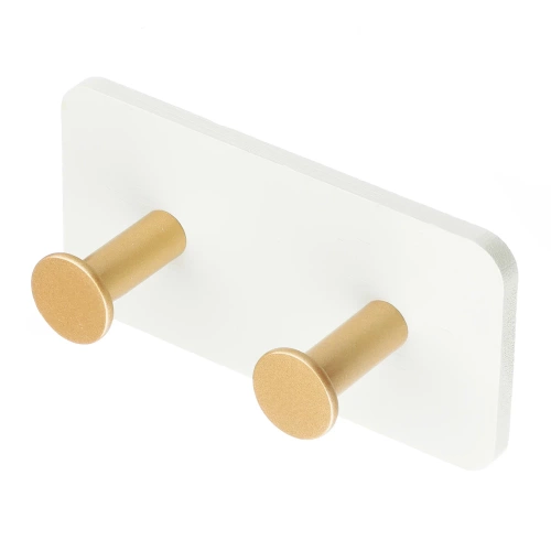 YG-DH13-GOUD | Bamboe kleerhanger | Handdoekhouder | Hanger met twee haken