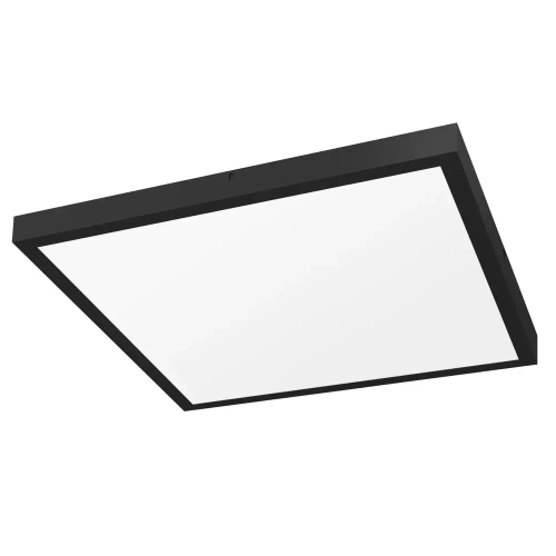 LED stropní panel | Přisazený plafond 60x60cm | 60W, 5760lm | Černá