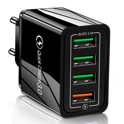 Schnellladegerät mit 4 USB-Anschlüssen | Quick Charge 3.0 | CA-033