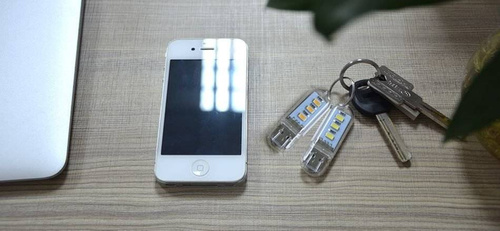 USB LED 3 SMD lampa | pre powerbanky, notebooky | Svetlo USB kľúča 5V