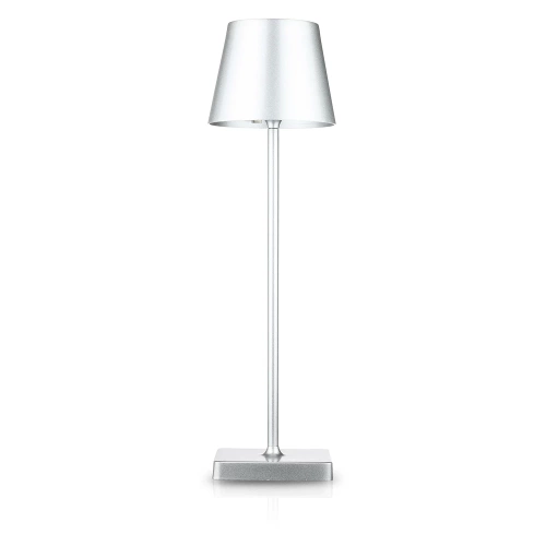 HJA18-SILVER | Lampa de masa cu baterie incorporata | Lampă de noapte sensibilă la atingere