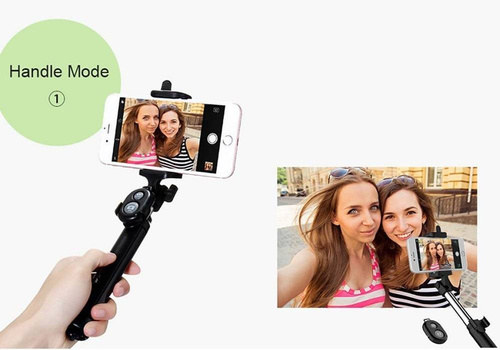 PSI-S003 | Selfie-stick with bluetooth remote control | Tripod monopod | Photo stick