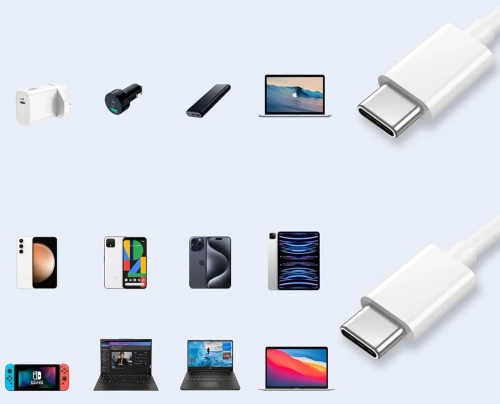 PD-C60W | Cable USB-C | de doble cara | 60W | 1 metro