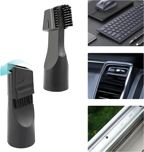 VCA-5in1-PRETO | Conjunto de dicas para aspirador | Bicos universais para aspiradores