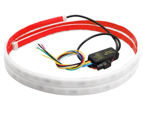 Rugalmas LED szalag csomagtartó fedélhez | Hossza 150 cm | LED optikai tuning