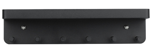 ZW-J26 | Perchero de pared para llaves y ropa con estante para objetos pequeños.