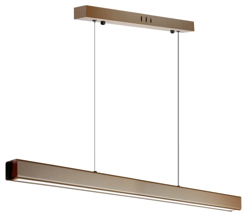 SX41-80CM-32W-BR | Moderne rektangulær hængelampe | fjernbetjening | LED | Brun 