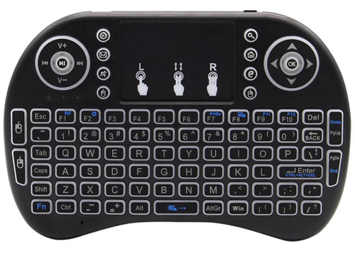 Kabellose Tastatur mit Hintergrundbeleuchtung und Touchpad | i8