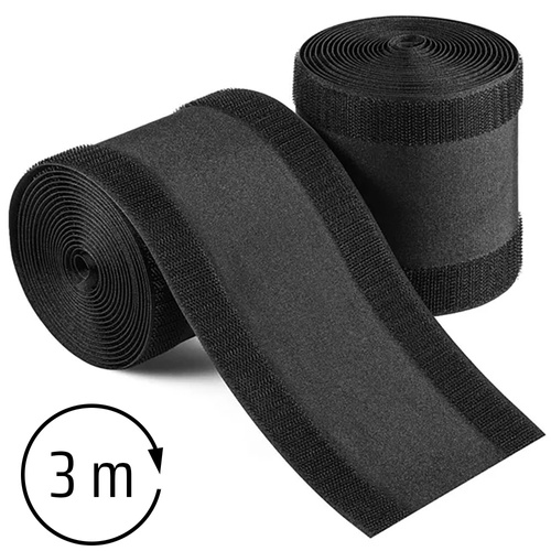 WCT-10-3M | Fita de velcro, organizador, capa para cabos e fios para carpetes e tapetes | 3 metros