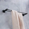 MJR-60CM-2-ZWART | Handdoekrek | Badkamer wandhouder | Badkamerrail