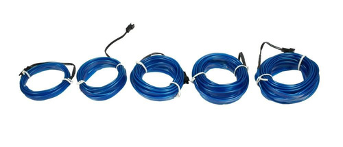 Sæt - Optical Ambient Light El Wire med 12V inverter | 3 meter