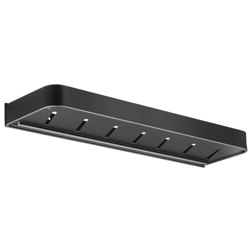 BSU-L50CM-B | Badkamerplank boven de wastafel | lengte 50cm | douchebak | Zwart