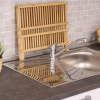 Bamboo Dish Dryer | Two-tier Drainer | KBT-427