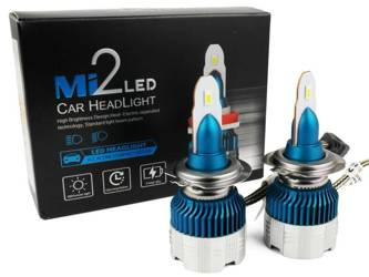A set of LED bulbs H7 Mi2 FLIP CSP 56W