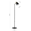 DYT-L260 | Lampadaire élégant | Éclairage moderne pour le salon | Lampadaire en métal