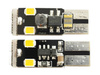Autó LED izzó W5W T10 6 SMD 2835 CANBUS