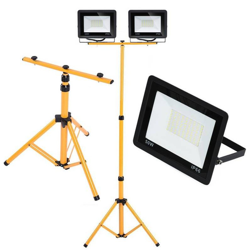 3in1 set 2x BL-200W Light FLT-3M tripod | 3M cable (2227) | 38000 LM | 2x 200W