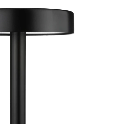 HJA28-BLACK-2 | 34 cm Stalinė lempa su įmontuota baterija | Naktinė lempa su trijų spalvų šviesa | Atmosferinė lempa viešbučiui ar restoranui