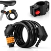 Candado para bicicleta con combinación de 5 dígitos | cable flexible 100 cm | BLC0563