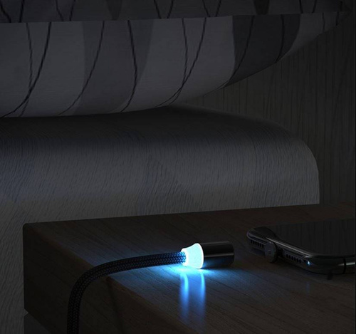 AM23 | 3i1 1M | Magnetisk USB-kabel til opladning af din telefon | Quick Charge 3.0 2.4A