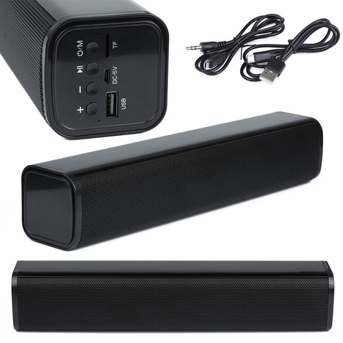 S9 | Trådløs bluetooth computer soundbar | AUX, TF | 2200mAh, 10W, 20Hz-20kHz