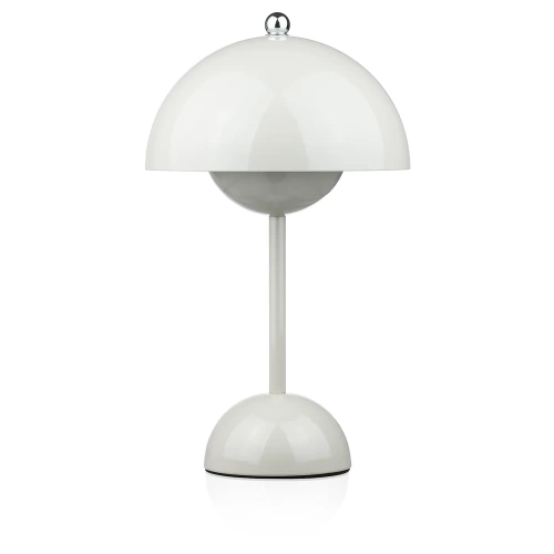 HJA27-1-GRIGIO | Lampada da tavolo elegante | Lampada notturna senza fili con tre colori di illuminazione