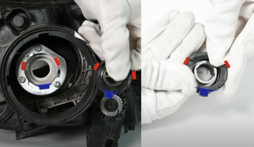 Adapter für LED-Leuchtmittel- oder HID-Brennerbefestigung | passend für Kia Sonata 9, Sorento, Veloster, Coupe, Santa Fe, Grand Santa Fe | TK-106