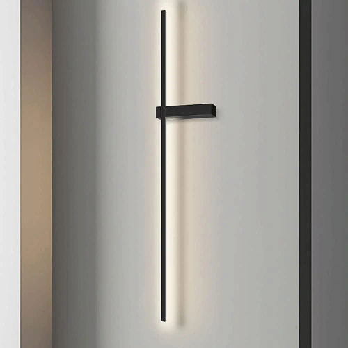 Applique moderne 60 cm 10W | Applique noire | Lampe LED avec une température de couleur de 4000K | YG-W003