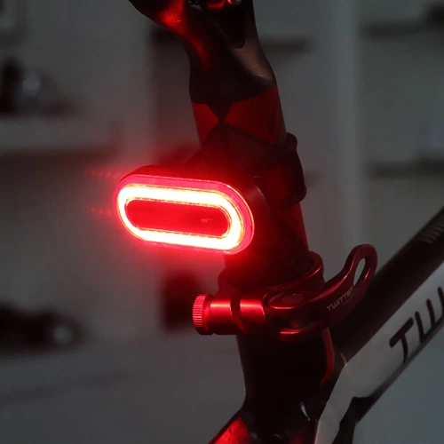 Fanale posteriore per bicicletta USB COB LED | luce rossa intensa | impermeabile IPX8 | BK-L400