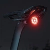 Slim achterlicht voor de fiets | LED-verlichting met remsensor | IP65 waterdicht LED-achterlicht voor op de fiets met remfunctie en USB-oplaadfunctie | WD-SR