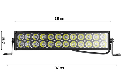 LB-72W-B-Spot | HIGH Work Light 72W Light Bar rectangular spot