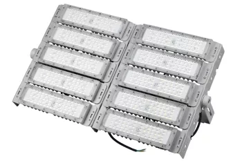 TMN-500W-PRATA | LED halogênio profissional | Iluminação potente para pavilhões desportivos, fábricas, residências | Lâmpada de alumínio | Holofote com alça ajustável