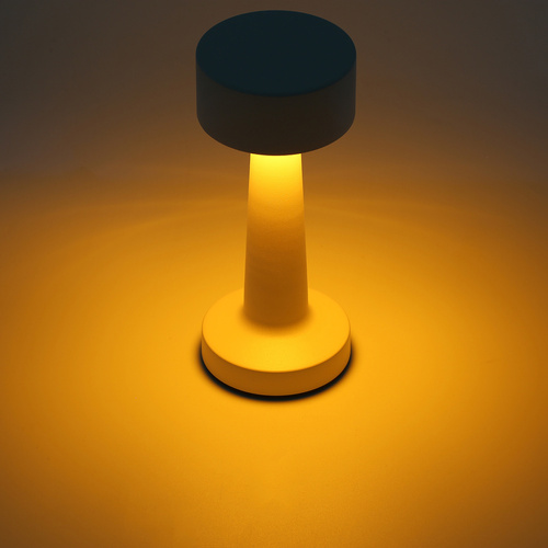 HJA10-RAME | Lampada da tavolo senza fili | Lampada da notte sensibile al tocco con colore della luce regolabile | Luce USB