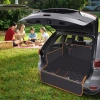DM-021 | Tappetino per bagagliaio dell&#39;auto, copertura impermeabile per il trasporto di animali domestici | Con tasca e rete staccabile