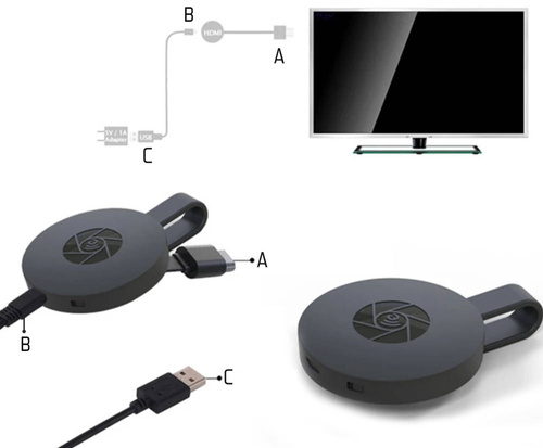 G2 | Adaptor wireless Wi-Fi Mirrorscreen
