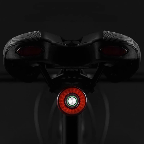 Luz trasera inteligente para bicicleta | Iluminación LED con sensor de freno | Luz trasera LED para bicicleta impermeable IP65 con función de frenado y carga USB | WD-SR