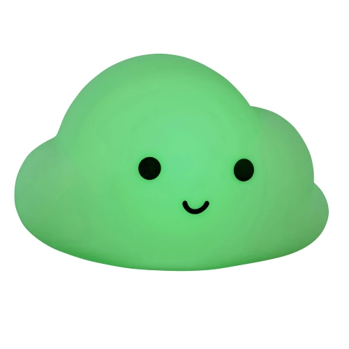 Veilleuse LED en silicone en forme de nuage | Lampe portable pour enfant 9 couleurs | Lampe rechargeable par USB | JL-907