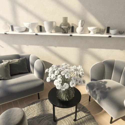 JZ-U235-NEGRO | Juego de 4 soportes para estantes | Ángulo del estante 25 cm