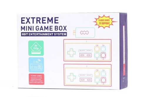 X-09-LD | Retro console MINI GAME BOX USB | 848 games in HD 720p quality