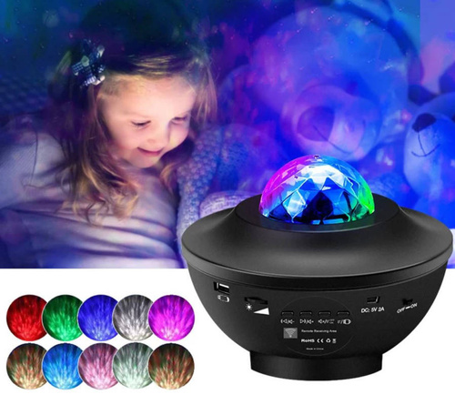 NL-03 | Proyector LED giratorio de estrellas, cielo y océano | 21 modos únicos | Remoto