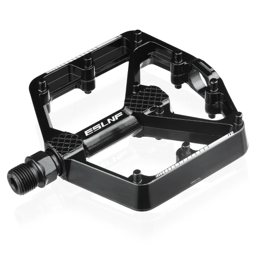 Pedales de bicicleta de plataforma de aluminio con pasadores | Pedales de bicicleta con rodamientos DU MTB Trekking | 10EE0001