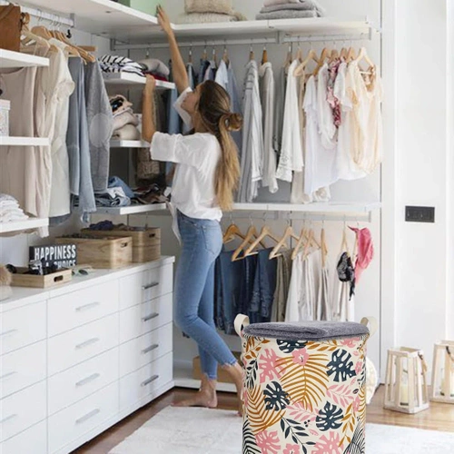 Aufbewahrungsbox für Spielzeug | faltbarer Wäschesack 60 l | SN-B40-BYP