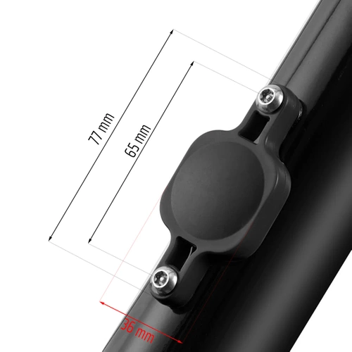 BAT-463-BLACK | Airtag dviračio laikiklis | Lokalizacijos laikiklis.