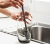 TLH-012-GRAY | Long silicone bottle washing brush | Glass washer