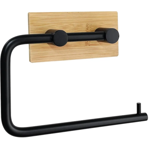 ZSH-325-BLACK | Self-adhesive toilet paper holder | Paper hanger for the bathroom