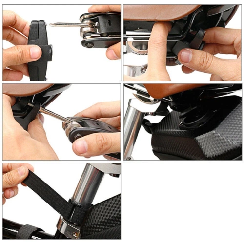 Sacoche de selle rigide en EVA imperméable | Sacoche de vélo légère et durable de 1,5 L | BCB-308