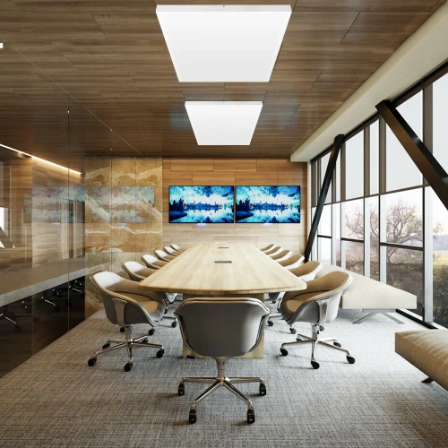 LED ceiling panel | Surface-mounted plafond 120x60cm | 120W, 12000lm | white