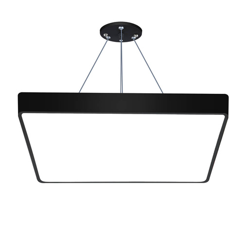 LPL-009 | LED hangende plafondlamp 50W | vierkant vol | aluminium | CCD niet-knipperend | 56x56x6