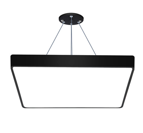 LED-Pendelleuchte | 56x56x6 cm | 50 W | quadratisch geschlossen | Aluminium | CCD flimmerfrei | LPL-009