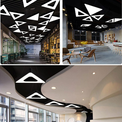 LPL-006 | Lampada da soffitto a LED 36W | triangolare | alluminio | CCD non lampeggiante | Φ60x6